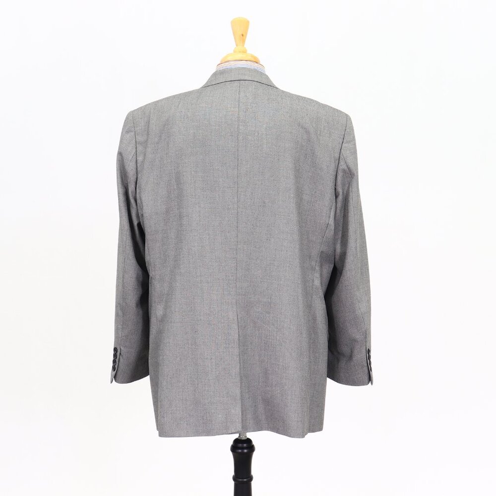 Statements 50l Gray Solid 2-Button Sport Coat Bla… - image 7